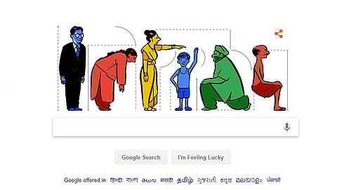 'ಭಾರತದ ಯೋಜಿತ ಆರ್ಥಿಕತೆಯ ಗುರು' ಪ್ರಶಾಂತ ಚಂದ್ರ ಮಹಾಲನೊಬಿಸ್'ಗೆ ಗೂಗಲ್ ಡೂಡಲ್ ಗೌರವ