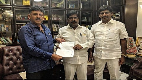 ಡಿ.ಕೆ ಸಹೋದರರೊಂದಿಗೆ ಶಾಸಕ ಎಚ್, ನಾಗೇಶ್