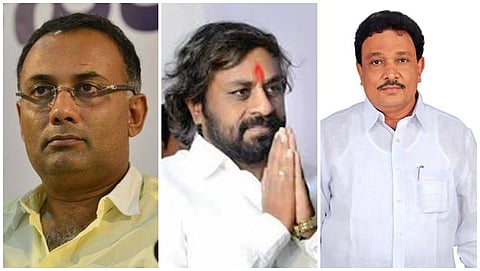 ದಿನೇಶ್ ಗುಂಡೂರಾವ್,. ಈಶ್ವರ್ ಖಂಡ್ರೆ ಮತ್ತು ಎಂ ಕೃಷ್ಣಪ್ಪ