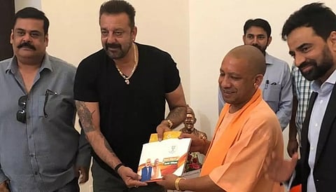 ಬಾಲಿವುಡ್ ನಟ ಸಂಜಯ್ ದತ್ ಭೇಟಿಯಾದ ಯೋಗಿ ಆದಿತ್ಯನಾಥ್