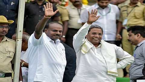 ಹೆಚ್ ಡಿ ಕುಮಾರಸ್ವಾಮಿ-ಸಿದ್ದರಾಮಯ್ಯ