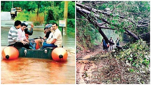 ಕೊಡಗಿನಲ್ಲಿ ಮಳೆ ತಂದ ಅವಾಂತರ
