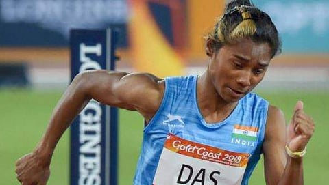 ಚಿನ್ನ ಗೆದ್ದ ಹಿಮದಾಸ್ (ಸಂಗ್ರಹ ಚಿತ್ರ)