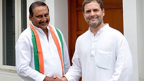 ಕಾಂಗ್ರೆಸ್ ಗೆ ಮರಳಿದ ಆಂಧ್ರಪ್ರದೇಶ ಮಾಜಿ ಸಿಎಂ ಕಿರಣ್ ಕುಮಾರ್ ರೆಡ್ಡಿ
