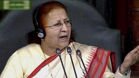 ಸ್ಪೀಕರ್ ಸುಮಿತ್ರಾ ಮಹಾಜನ್