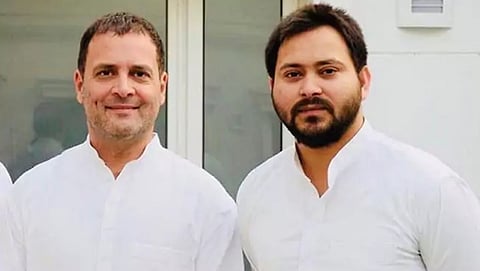 ರಾಹುಲ್ ಗಾಂಧಿ - ತೇಜಸ್ವಿ ಯಾದವ್