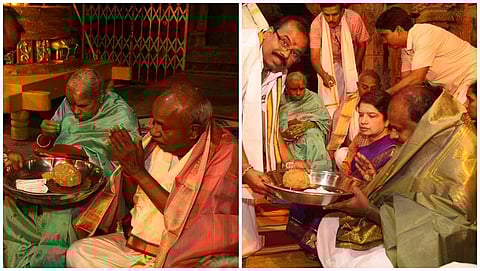 ತಿರುಪತಿಯಲ್ಲಿ ದೇವೇಗೌಡರ ಕುಟುಂಬ