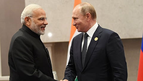 ಬ್ರಿಕ್ಸ್ ಸಮಾವೇಶದಲ್ಲಿ ಪ್ರಧಾನಿ ಮೋದಿ-ಪುಟಿನ್ ಭೇಟಿ