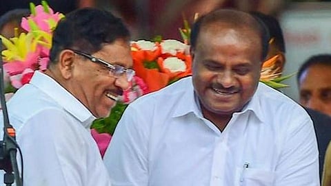 ಕುಮಾರ ಸ್ವಾಮಿ ಮತ್ತು ಪರಮೇಶ್ವರ್