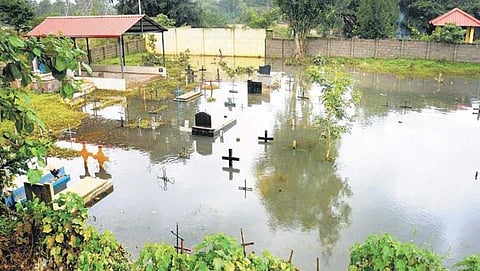 ಕುಶಾಲನಗರದ ಕೊಪ್ಪದಲ್ಲಿ ತುಂಬಿದ ನೀರು