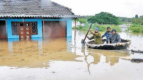 ಕೊಡಗಿನ ಪ್ರವಾಹದ ಚಿತ್ರ