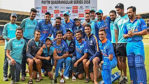 ಚತುಷ್ಕೋನ ಸರಣಿ:  ಮನೀಶ್, ಮಯಾಂಕ್ ಮಿಂಚು,  ಭಾರತ "ಬಿ" ಚಾಂಪಿಯನ್!
