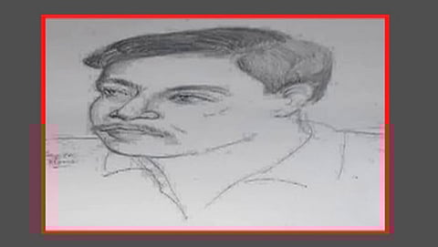 ಆರೋಪಿಯ ರೇಖಾಚಿತ್ರ