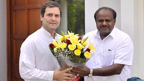 ರಾಹುಲ್ ಗಾಂಧಿ, ಎಚ್. ಡಿ. ಕುಮಾರಸ್ವಾಮಿ