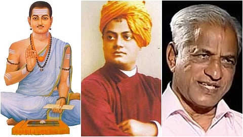ಬಸವಣ್ಣ-ಸ್ವಾಮಿ ವಿವೇಕಾನಂದ-ಕೆಎಸ್ ಭಗವಾನ್