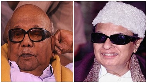 ಎಂ ಕರುಣಾನಿಧಿ, ಎಂ ಜಿ ರಾಮಚಂದ್ರನ್(ಸಂಗ್ರಹ ಚಿತ್ರ)