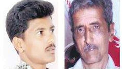 ಸಾವಿಗೀಡಾದ ಮಂಜು ಮತ್ತು ಆತನ ತಂದೆ ಈರಣ್ಣ ಶೆಟ್ಟಿ
