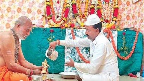 ಗದಗದ ದರ್ಗಾದಲ್ಲಿ ಅಯ್ಯಪ್ಪ ಸ್ವಾಮಿ ಪೂಜೆ