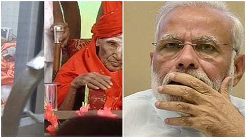 ಶಿವಕುಮಾರ ಶ್ರೀಗಳು, ಪ್ರಧಾನಿ ಮೋದಿ