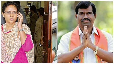 ಶಾಸಕ ಕುಮಾರಸ್ವಾಮಿ ಮತ್ತು ಅವರ ಪತ್ನಿ(ಸಂಗ್ರಹ ಚಿತ್ರ)