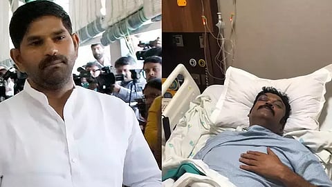 ಜೆಎನ್ ಗಣೇಶ್, ಆಸ್ಪತ್ರೆಯಲ್ಲಿ ಚಿಕಿತ್ಸೆ ಪಡೆಯುತ್ತಿರುವ ಆನಂದ್ ಸಿಂಗ್