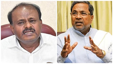 ಹೆಚ್ ಡಿ ಕುಮಾರಸ್ವಾಮಿ, ಸಿದ್ದರಾಮಯ್ಯ(ಸಂಗ್ರಹ ಚಿತ್ರ)