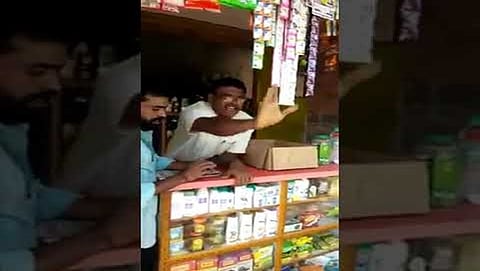 ಭಾರತ್ ಬಂದ್: ಒತ್ತಾಯ ಪೂರ್ವಕವಾಗಿ ಅಂಗಡಿ ಮುಚ್ಚಿಸಲು ಬಂದವರಿಗೆ ಹಿಗ್ಗಾ-ಮುಗ್ಗಾ ಝಾಡಿಸಿದ ವ್ಯಾಪಾರಿ!