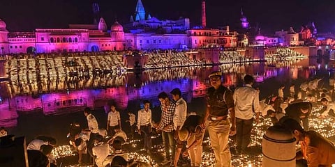 ಅಯೋಧ್ಯೆಯಲ್ಲಿ ಕಳೆದ ವರ್ಷ ನಡೆದ ದೀಪೋತ್ಸವ