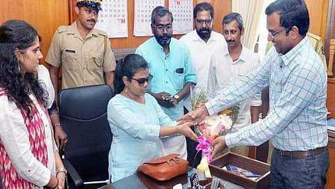 ಪ್ರಾಂಜಲ್ ಪಾಟೀಲ್ ಅಧಿಕಾರ ಸ್ವೀಕಾರ