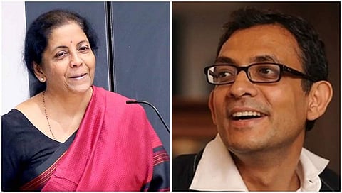 ನಿರ್ಮಲಾ ಸೀತಾರಾಮನ್-ಅಭಿಜಿತ್ ಬ್ಯಾನರ್ಜಿ(ಸಂಗ್ರಹ ಚಿತ್ರ)