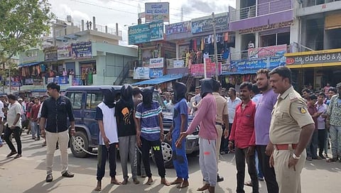 ಆರೋಪಿಗಳನ್ನು ಬಂಧಿಸಿದ ಪೊಲೀಸರು
