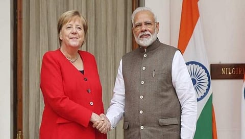 ಪ್ರಧಾನಿ ಮೋದಿಯನ್ನು ಭೇಟಿಯಾದ ಏಂಜೆಲಾ ಮರ್ಕೆಲ್