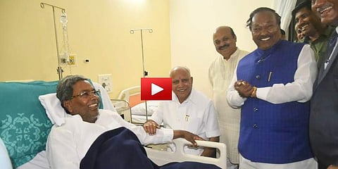 ನಿಮಗೂ ಹಾರ್ಟ್ ಇದೆ ಅಂತ ಗ್ಯಾರೆಂಟಿ ಆಯ್ತು: ಸಿದ್ದರಾಮಯ್ಯ ಕಾಲೆಳೆದ ಈಶ್ವರಪ್ಪ