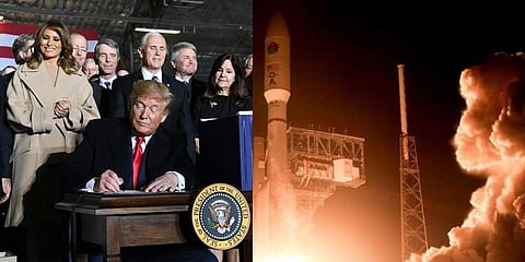 ಬಾಹ್ಯಾಕಾಶ ಸೇನೆಗೆ ಟ್ರಂಪ್ ಸಹಿ