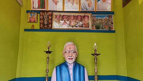ಪ್ರಧಾನಿ ಮೋದಿಗಾಗಿ ಗುಡಿ ಕಟ್ಟಿದ ತಮಿಳುನಾಡು ರೈತ