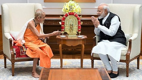 ಪೇಜಾವರ ಶ್ರೀ-ಪ್ರಧಾನಿ ಮೋದಿ