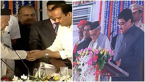 ಅಜಿತ್ ಪವಾರ್, ಅಶೋಕ್ ಚವಾಣ್ ಅಧಿಕಾರ ಸ್ವೀಕಾರ