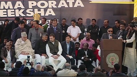ಸತ್ಯಾಗ್ರಹದಲ್ಲಿ ರಾಹುಲ್ ಭಾಗಿ