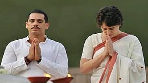 ರಾಬರ್ಟ್ ವಾದ್ರಾ, ಪ್ರಿಯಾಂಕಾ ಗಾಂಧಿ ವಾದ್ರಾ