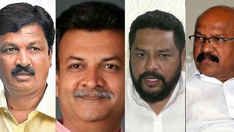 ರಮೇಶ್ ಜಾರಕಿಹೊಳಿ, ಮಹಾಂತೇಶ್ ಕಮಟಳ್ಳಿ, ಬಿ. ನಾಗೇಂದ್ರ, ಉಮೇಶ್ ಜಾಧವ್,