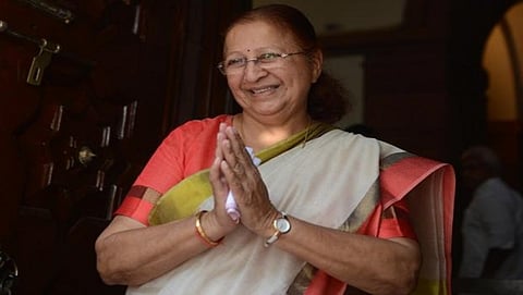 16ನೇ ಲೋಕಸಭೆಗೆ ಸ್ಪೀಕರ್ ಸುಮಿತ್ರಾ ಮಹಾಜನ್‌ ಅವರಿಂದ ಭಾವಪೂರ್ಣ ವಿದಾಯ