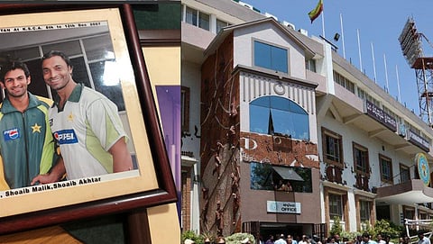 ಪಾಕ್ ಕ್ರಿಕೆಟಿಗರ ಭಾವಚಿತ್ರ ತೆರವು