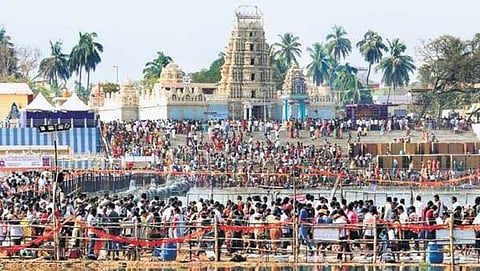 ಕುಂಭ ಮೇಳದ ದೃಶ್ಯ
