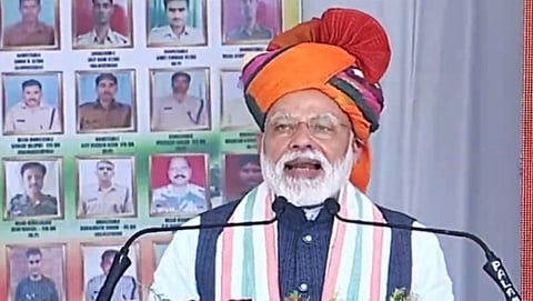 ದೇಶ ಸುರಕ್ಷಿತ ಕೈಗಳಲ್ಲಿವೆ, ದೇಶಕ್ಕಿಂತ ಮಿಗಿಲು ಯಾವುದೂ ಇಲ್ಲ, ದೇಶ ತಲೆತಗ್ಗಿಸಲು ಬಿಡಲ್ಲ- ಪ್ರಧಾನಿಮೋದಿ