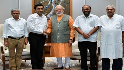ಖಾತೆ ಹಂಚಿಕೆ ಮಾಡಿದ ಗೋವಾ ನೂತನ ಮುಖ್ಯಮಂತ್ರಿ: ಗೃಹ, ಹಣಕಾಸು ಉಳಿಸಿಕೊಂಡ ಪ್ರಮೋದ್ ಸಾವಂತ್