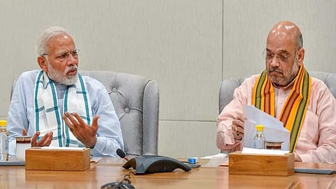 ಪ್ರಧಾನಿ ನರೇಂದ್ರ ಮೋದಿ ಮತ್ತು ಅಮಿತ್ ಶಾ