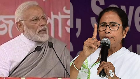 ನರೇಂದ್ರ ಮೋದಿ-ಮಮತಾ ಬ್ಯಾನರ್ಜಿ
