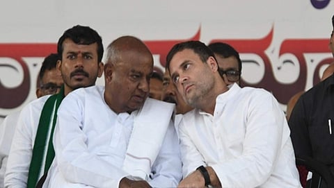 ರಾಹುಲ್, ದೇವೇಗೌಡ