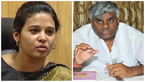 ರೋಹಿಣಿ ಸಿಂಧೂರಿ-ಹೆಚ್‍ಡಿ ರೇವಣ್ಣ