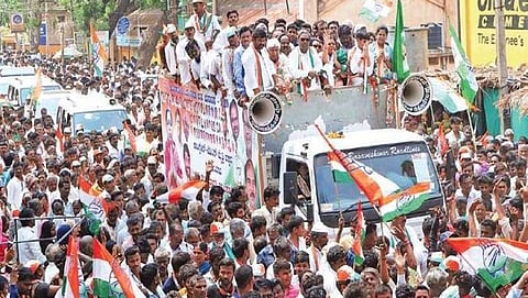 ಕುಂದಗೋಳದಲ್ಲಿ ಕಾಂಗ್ರೆಸ್ ನಾಯಕರ ಪ್ರಚಾರ
